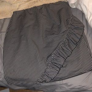 Boohoo gingham bodycon skirt